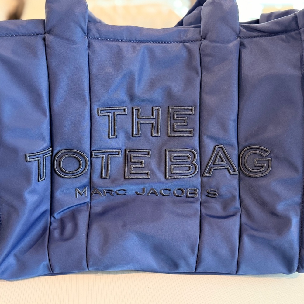 Marc Jacobs Navy Blue Tote Bag